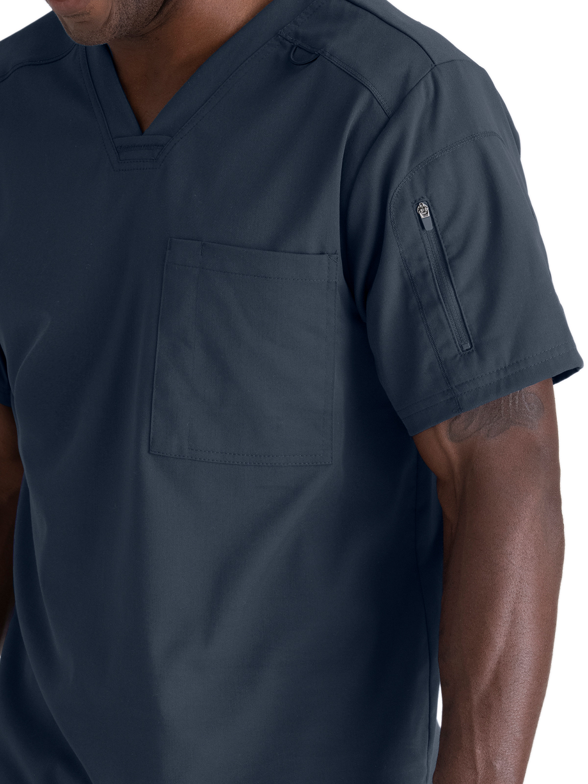 Grey's Anatomy Spandex Stretch - Men's Two-Pocket V-Neck Murphy Scrub Top 29