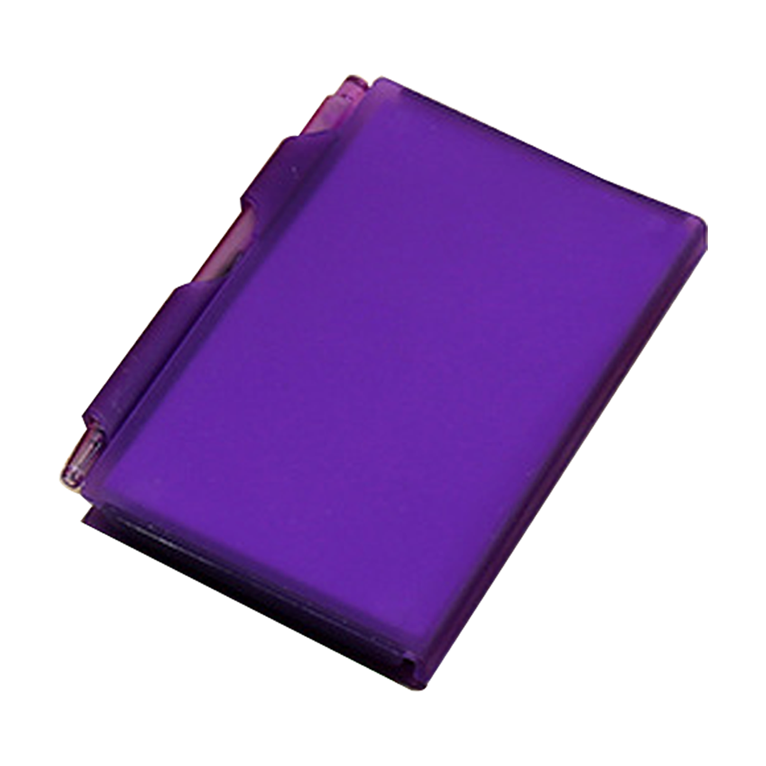 Mini Portable Plastic Box Notepad w/ Pen 5
