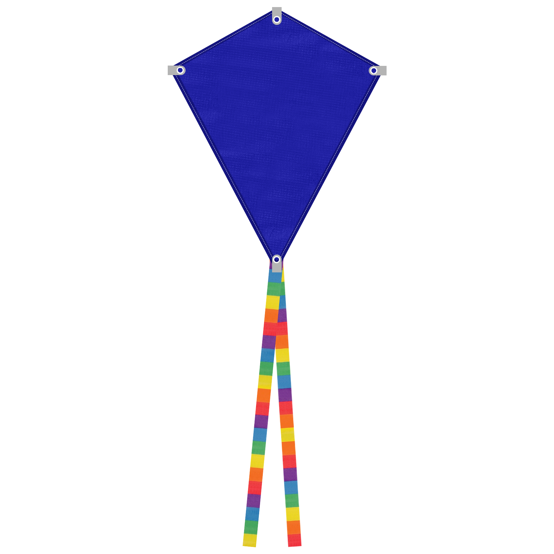 Full Color Polyester Diamond Kite Toy With String Set 13