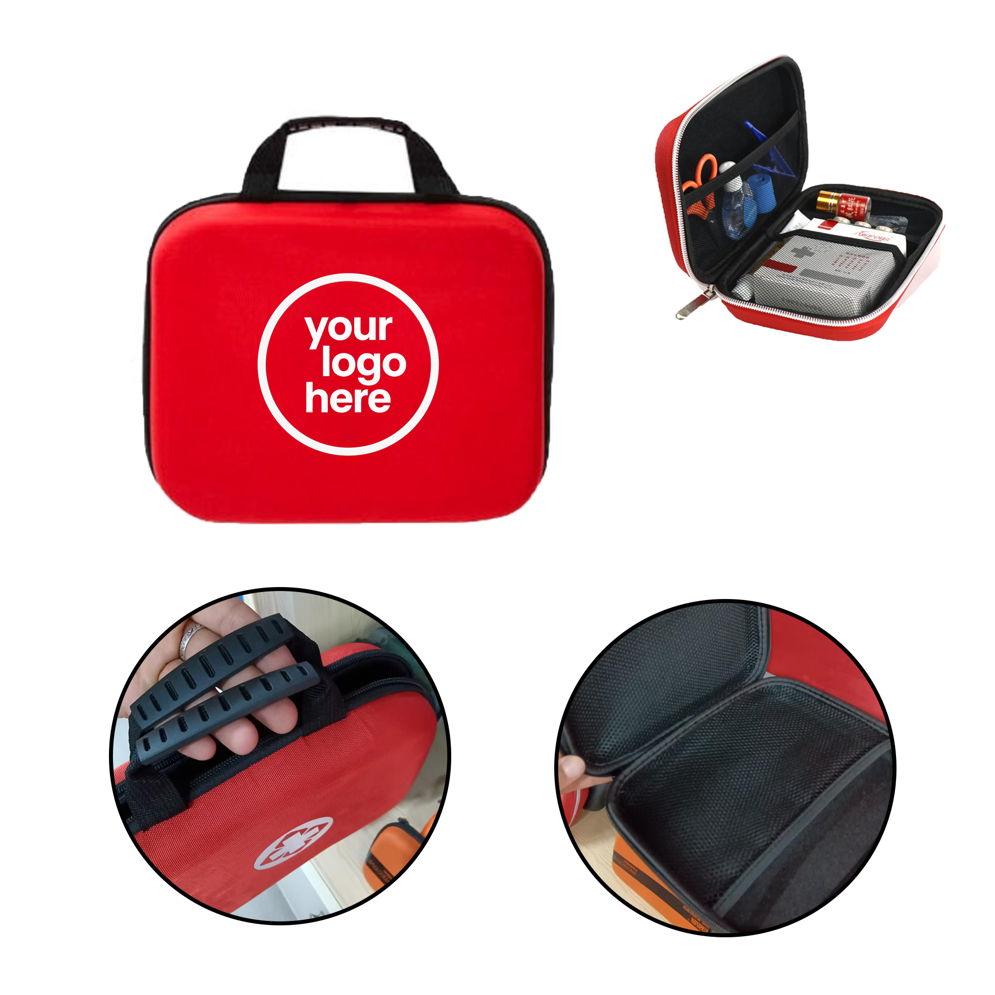 MOQ:100pcs Custom EVA First Aid Pouch 2