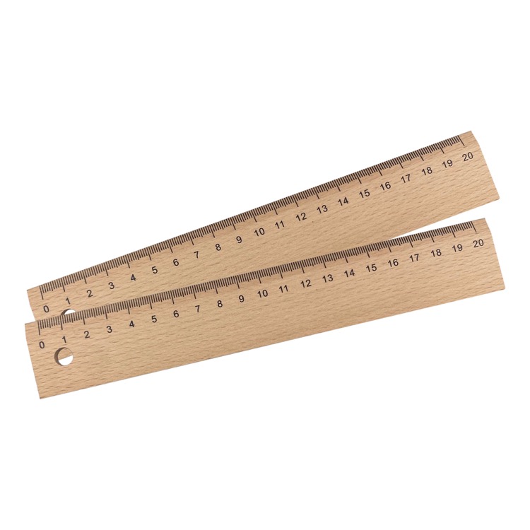 Wood Ruler 20cm 5