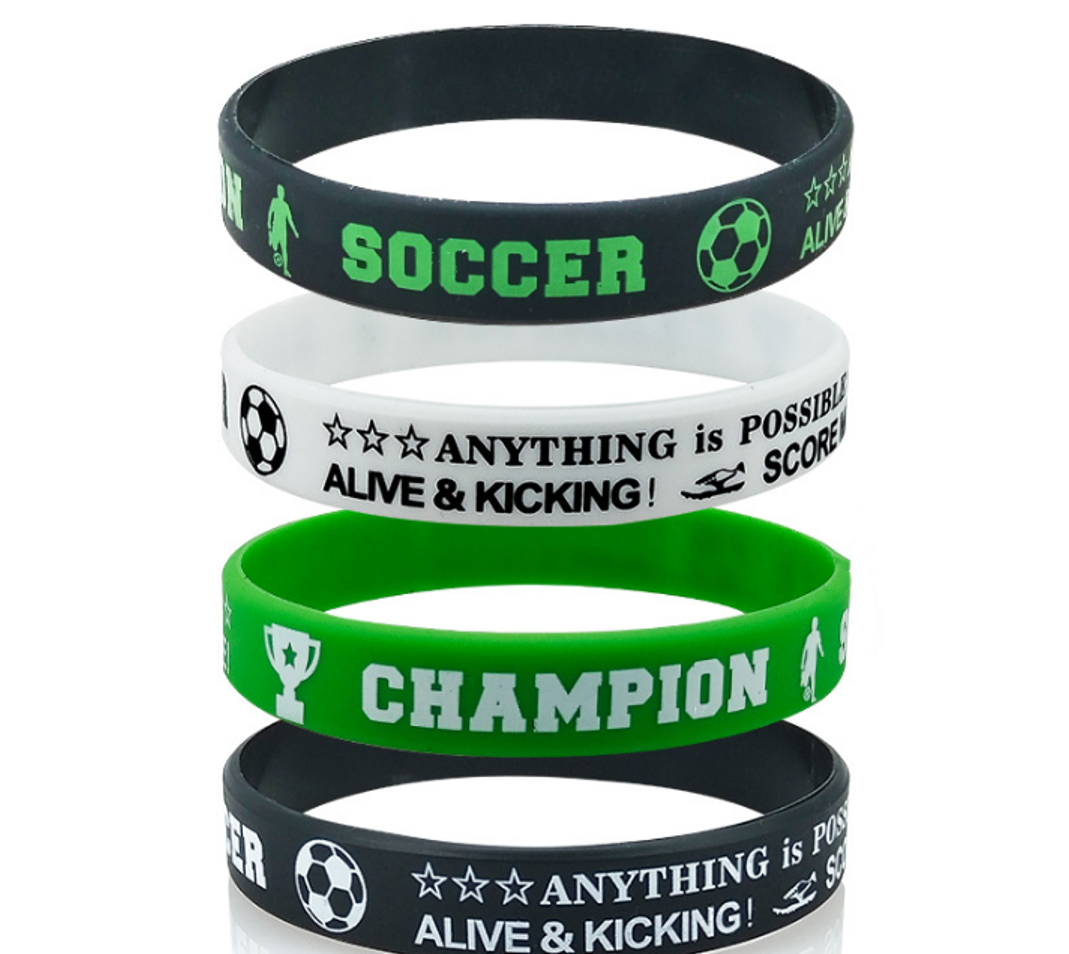 Basketball and football silicone bracelet 2