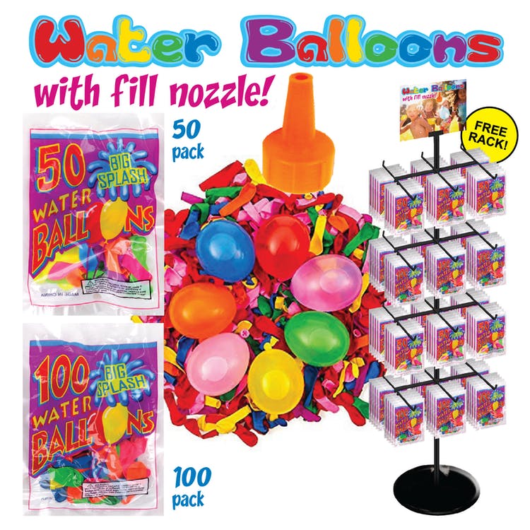 Water Balloons - 50 and 100 Packs Assorted 2