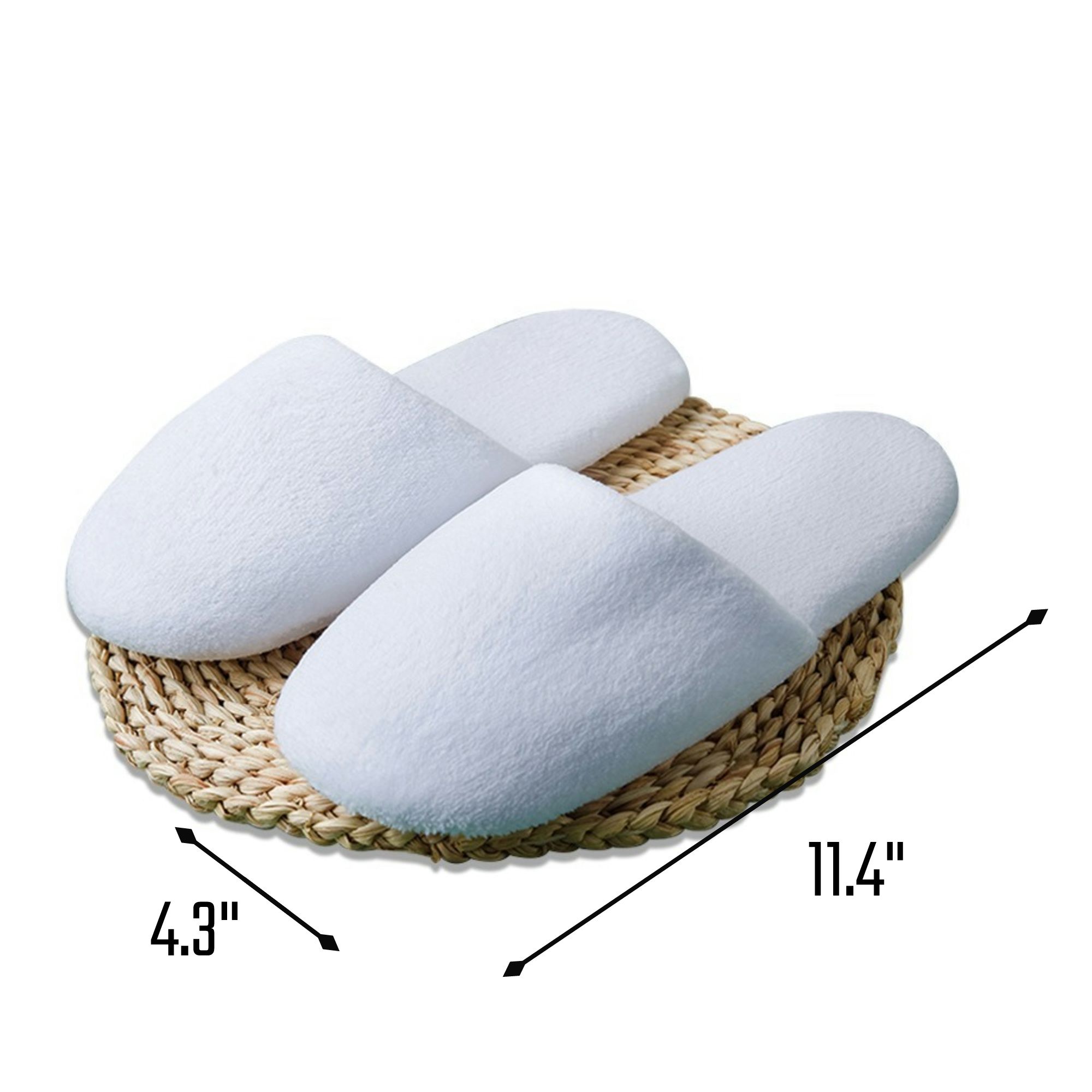 Cotton White Slippers 2