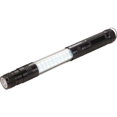 Telescopic Magnetic COB LED Flashlight w/Sidelight 18