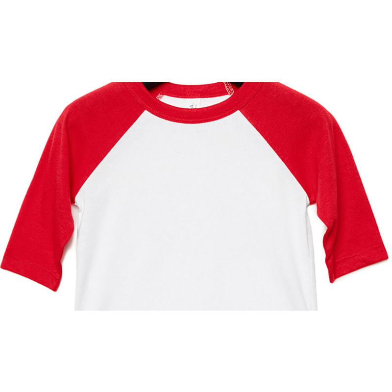 Bella + Canvas Toddler 3/4-Sleeve Baseball T-Shirt 12