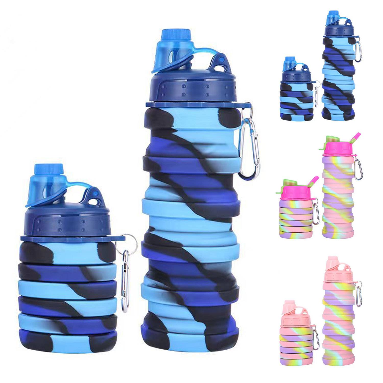 17oz Collapsible Silicone Travel Cup 10