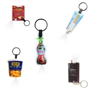 Vividly Colored LED Keychain Flashlight In Various Sports Shapes 15