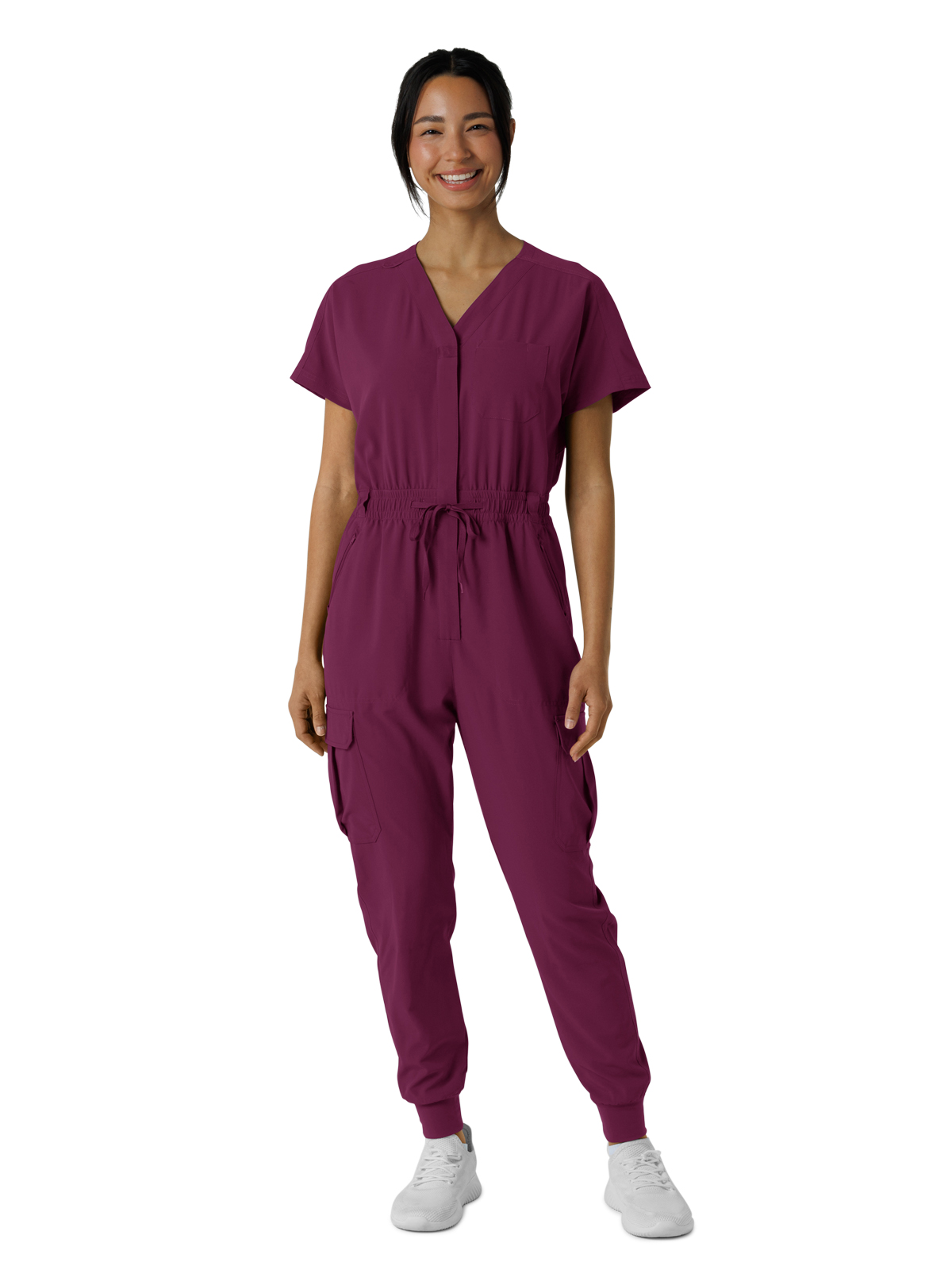 Wink - Renew - Women's Seven-Pocket Cargo Jogger Jumpsuit 16