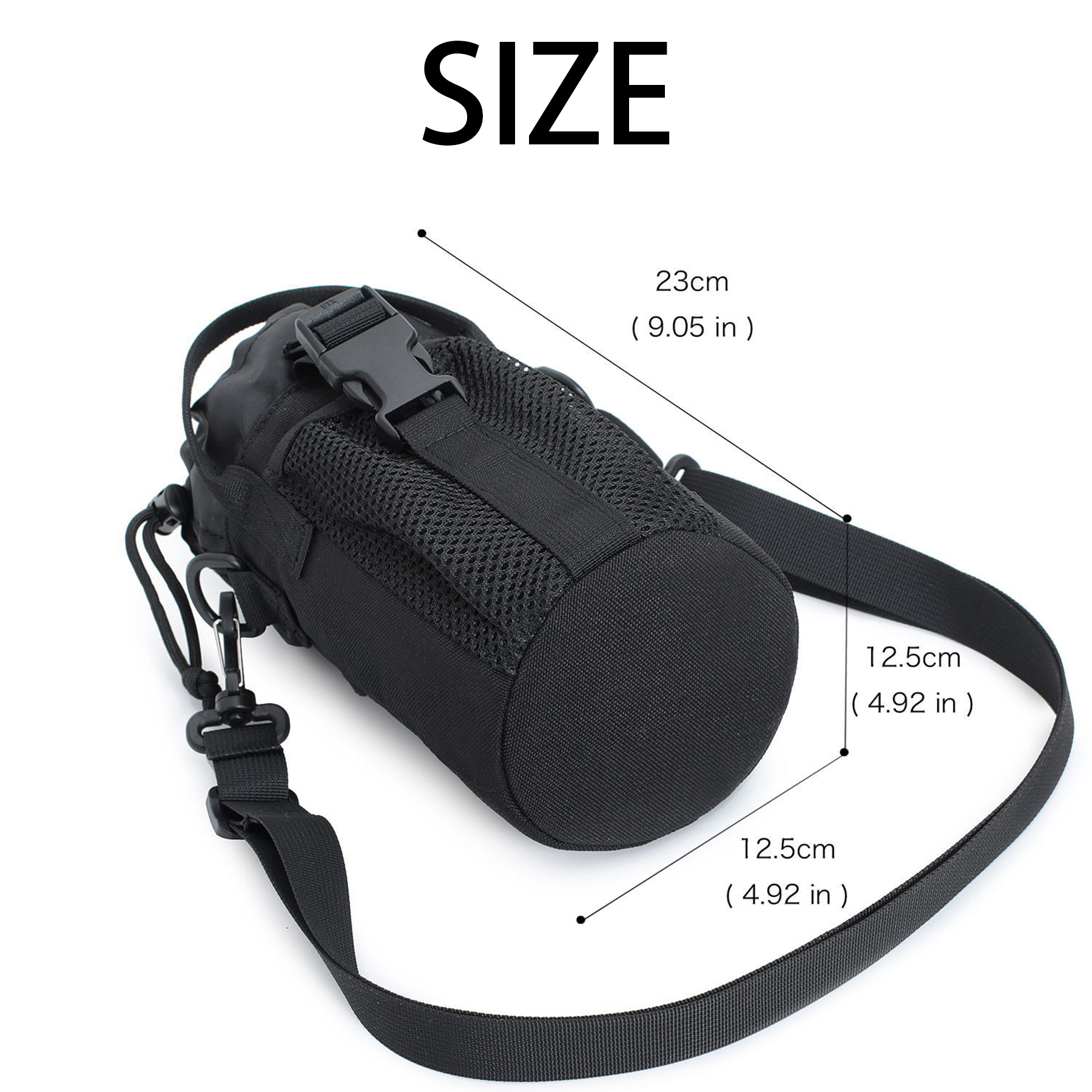 Nylon Large capacity diagonal span insulated water bag 7