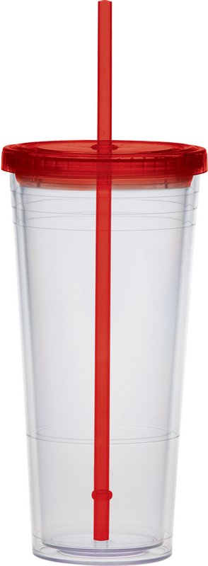 Extra Large Carnival Cup-Color Straw and Lid 14