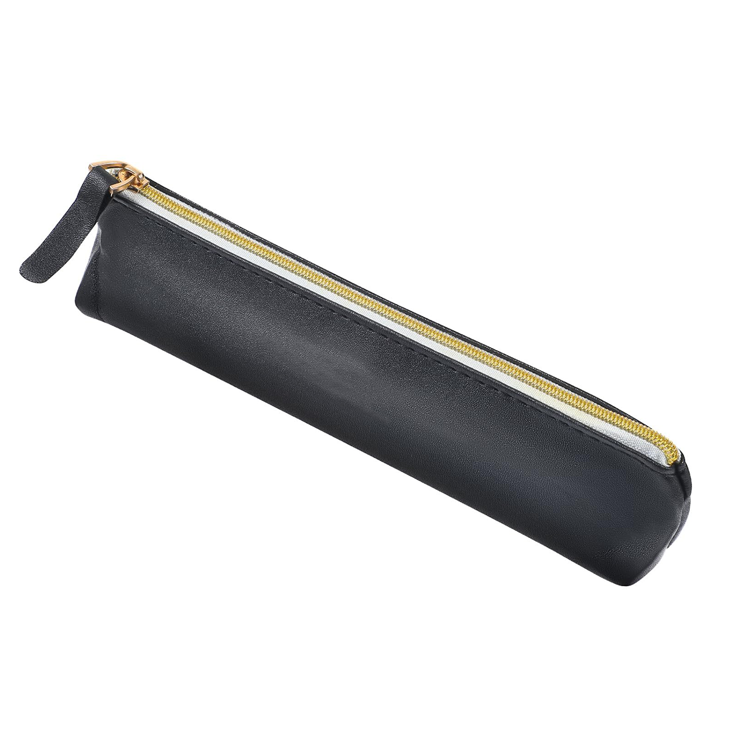 PU Leather Solid Color Study Supplies Stationery Pouch 4