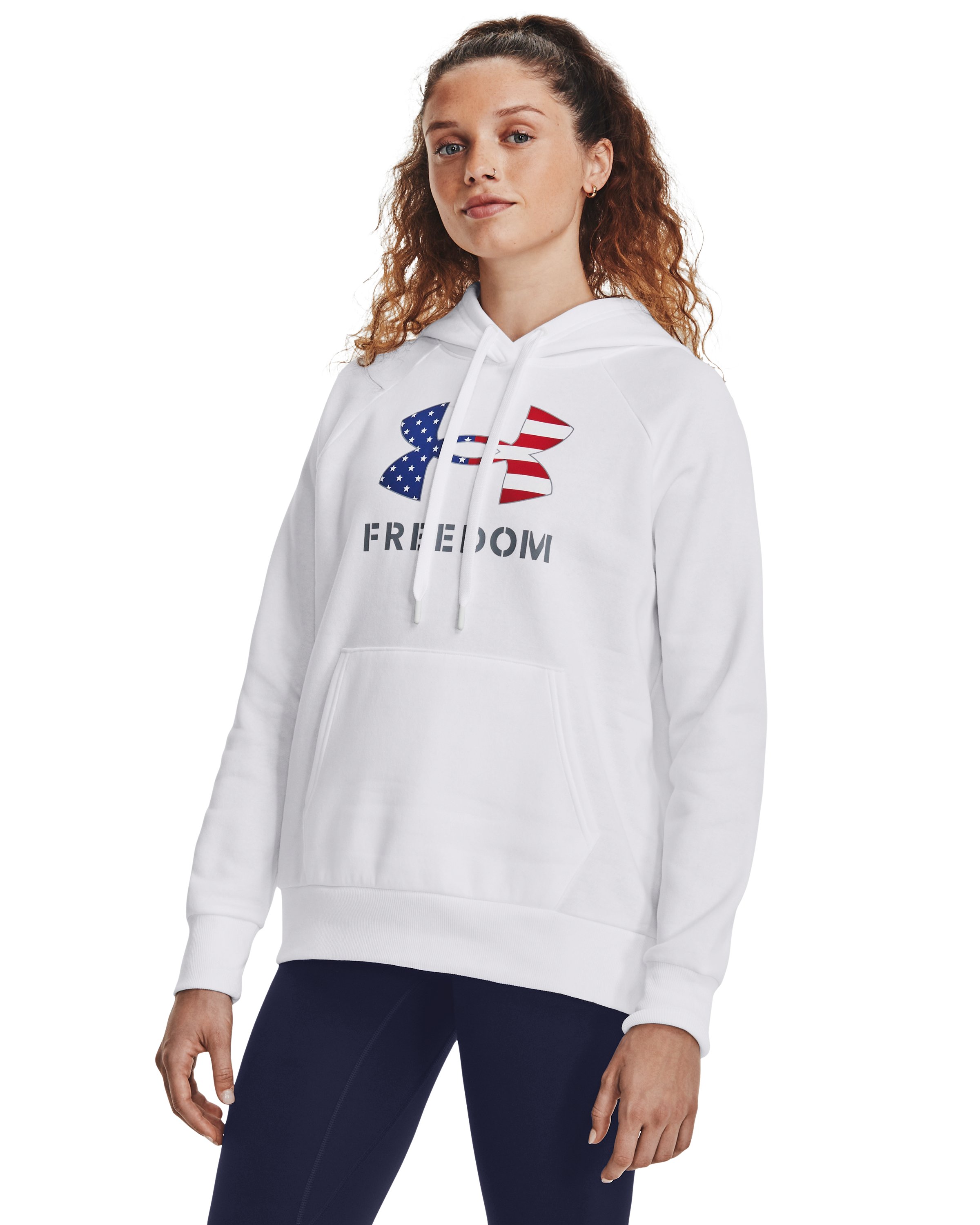 Women's UA Freedom Rival Fleece Logo Hoodie 4