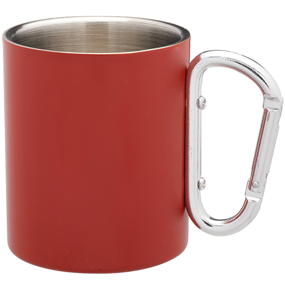 10 oz. Carabiner Handle Stainless Steel Mugs 5