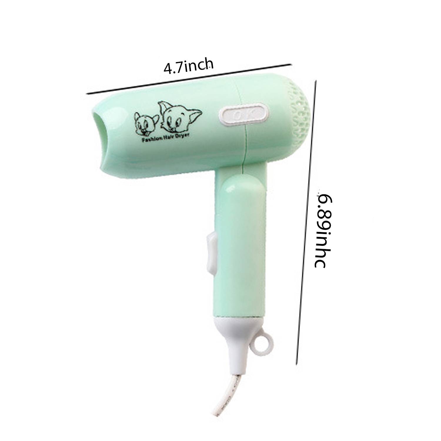 Portablefolding hair dryer 4