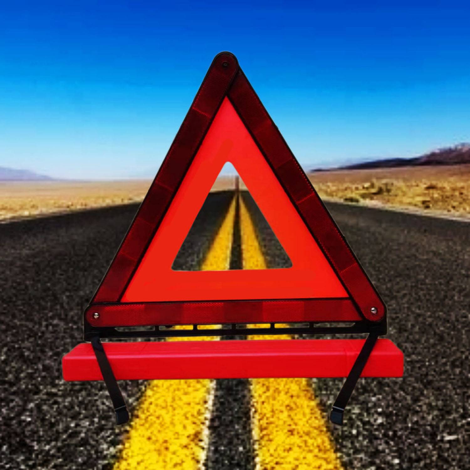 Traffc Foldable Safety Warning Triangle 10