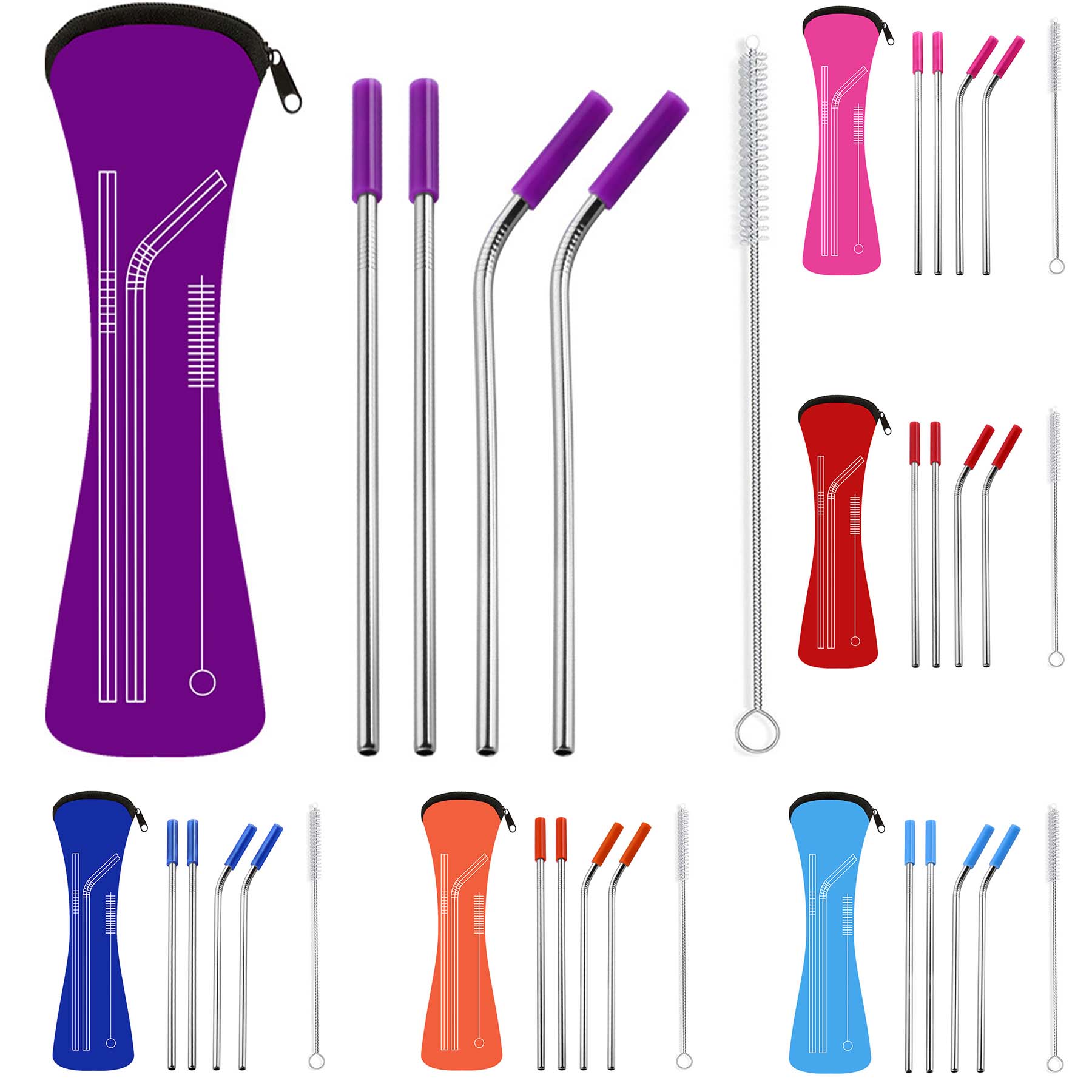 Stainless Steel Straw Kit 2