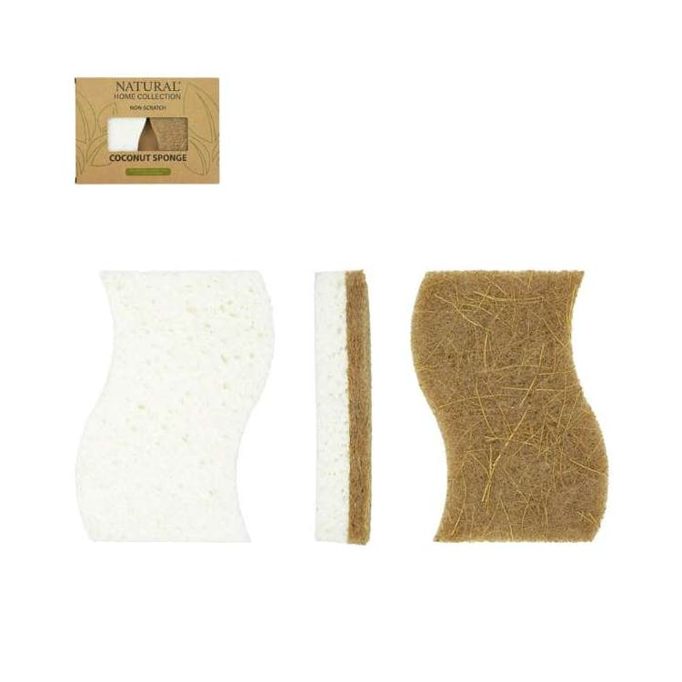 Non-Scratch Cleaning Sponge Scrubbers 2ct