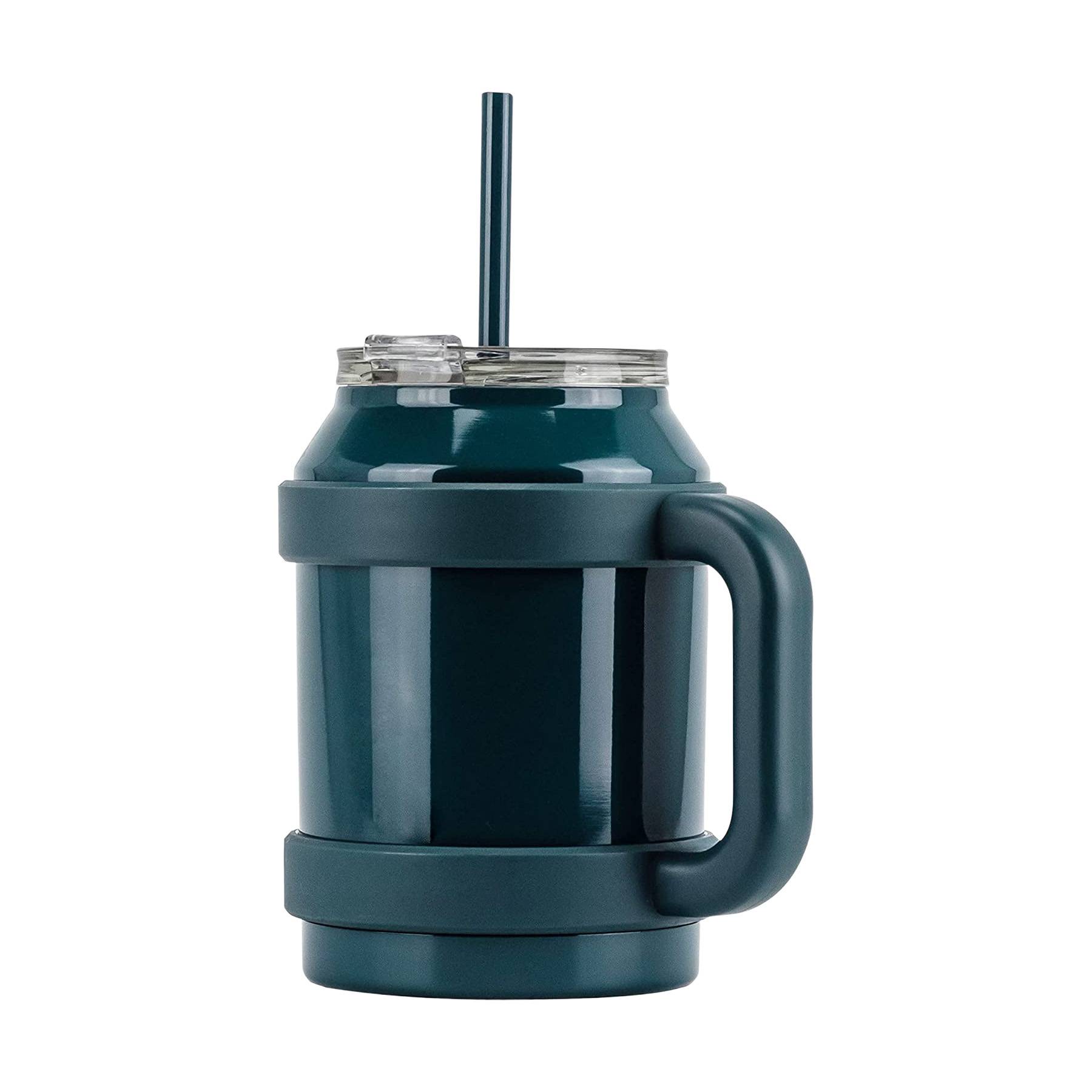 50oz Stainless Steel Mug Tumbler with Handle and Straw 9