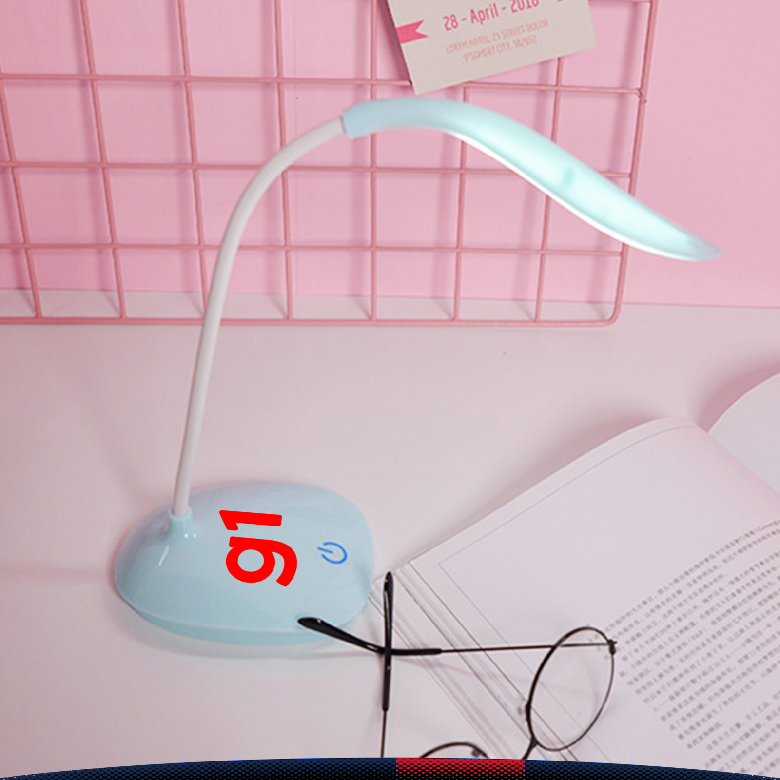 Vellin Rechargeable Gooseneck LED Desk Lamp 5