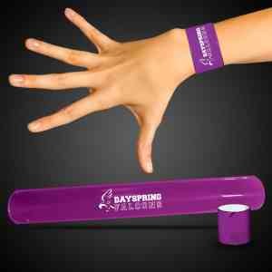 Purple 8 3/4" Slap Bracelet