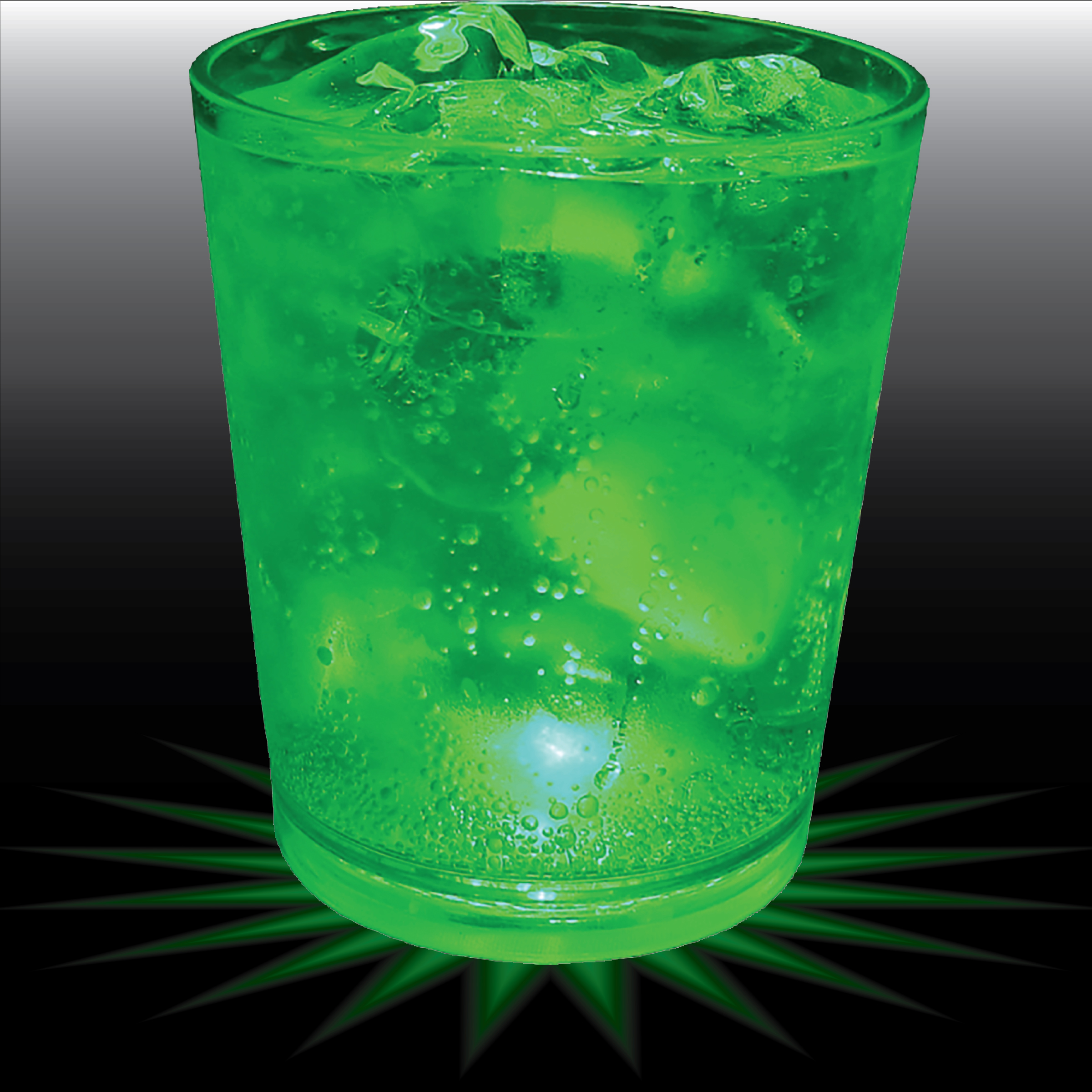 12oz Single Light Plastic Rocks Cup 13