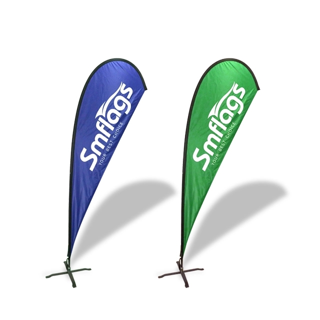 Teardrop Beach Flag Banner 2