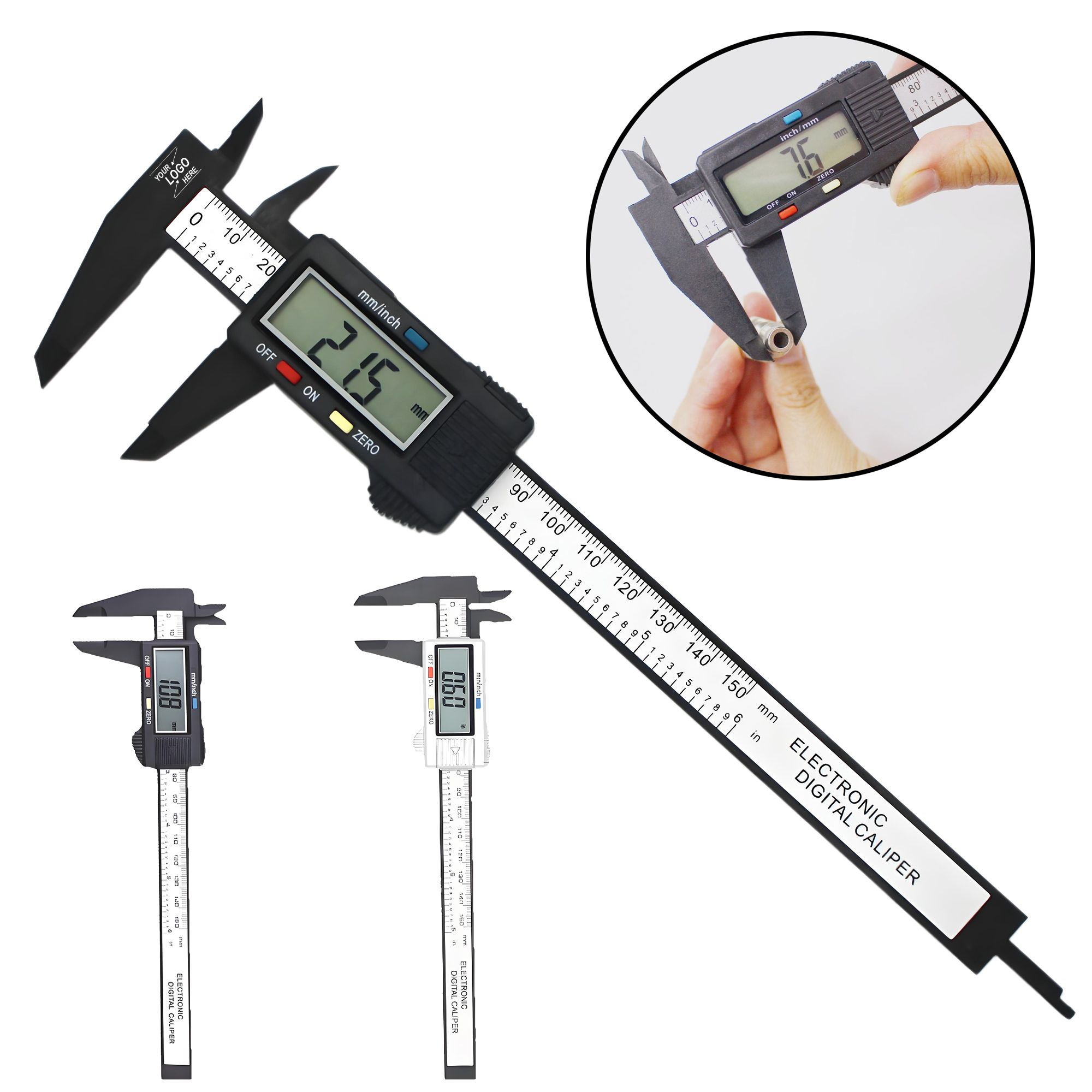 Precision Digital Caliper with Large LCD Screen for Accurate Household and DIY Measurements 3