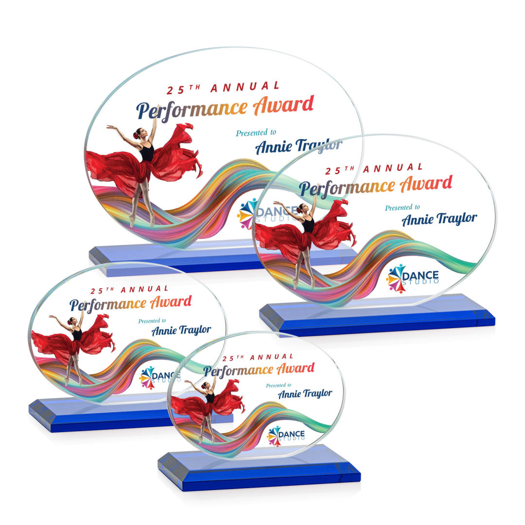 Austin (Horiz) VividPrint™ Award - Blue