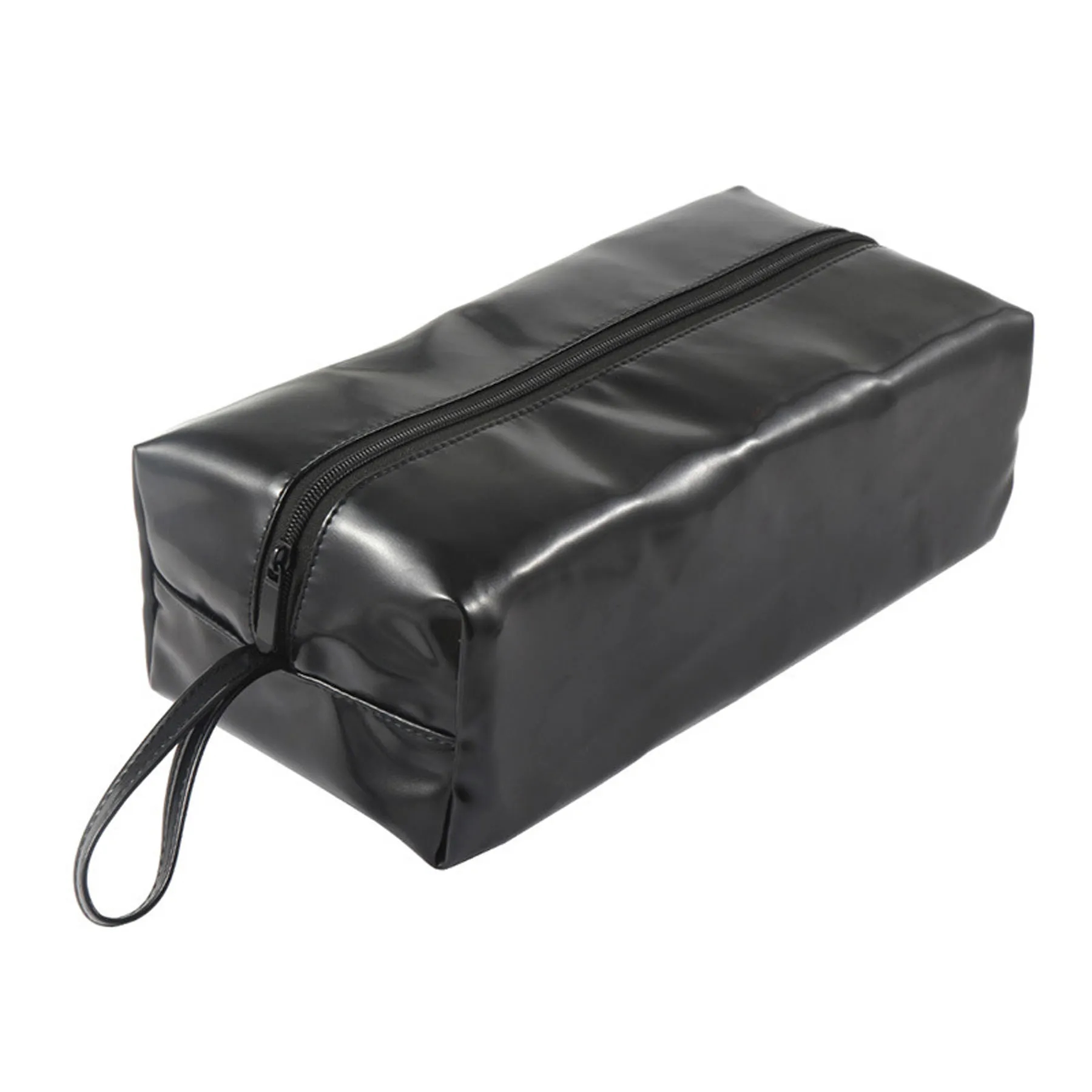 Black Pu Handheld Makeup Bag 2
