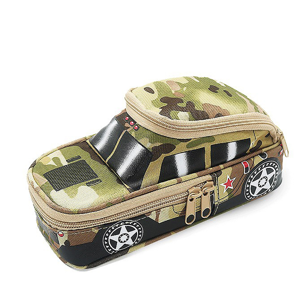 Camouflage Car shape Large Capacity Pencil Pouch Case 2