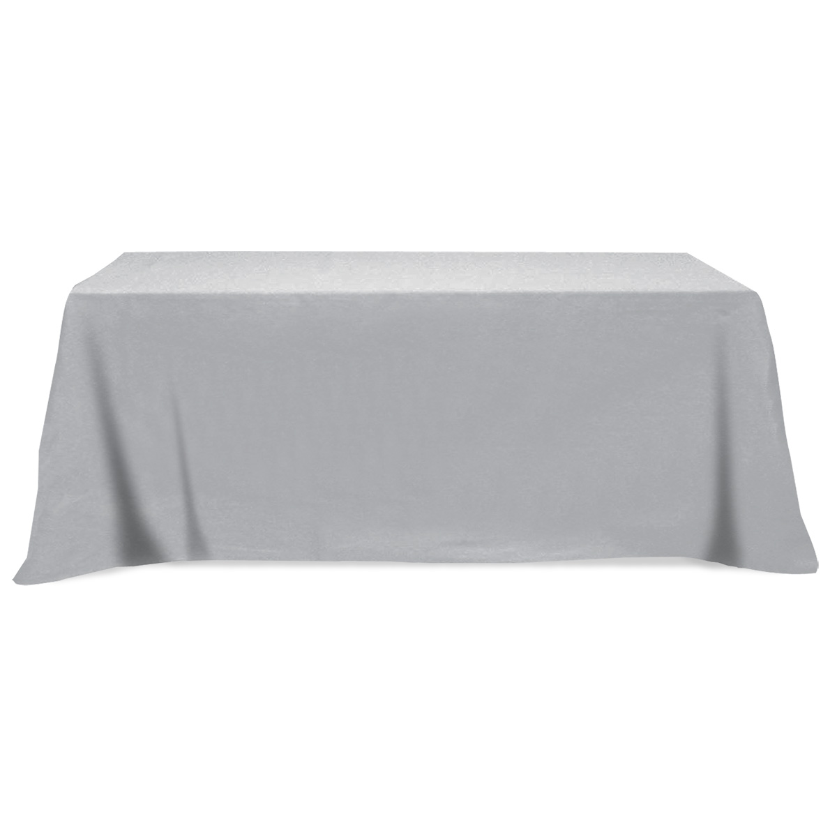 Flat Poly/Cotton 4-sided Table Cover - fits 8' standard table 10