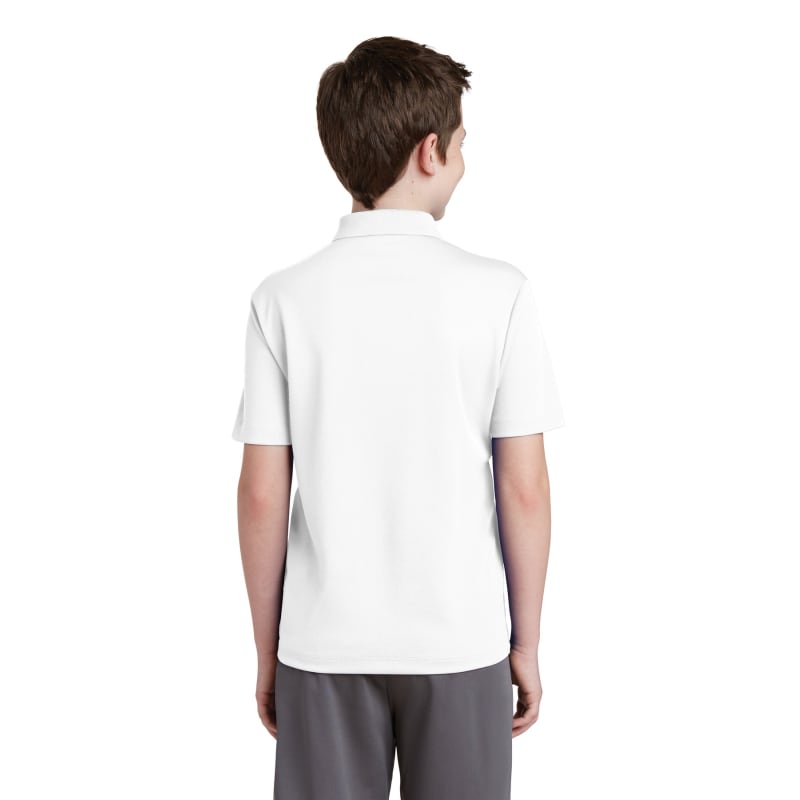 Sport-Tek Youth PosiCharge RacerMesh Polo. 40