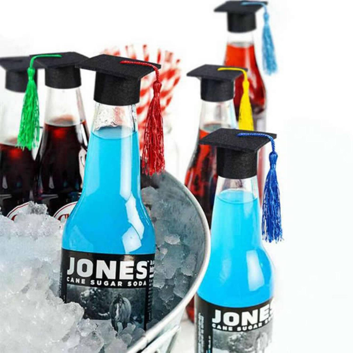 Mini Graduation Hat Wine Bottle Caps 6