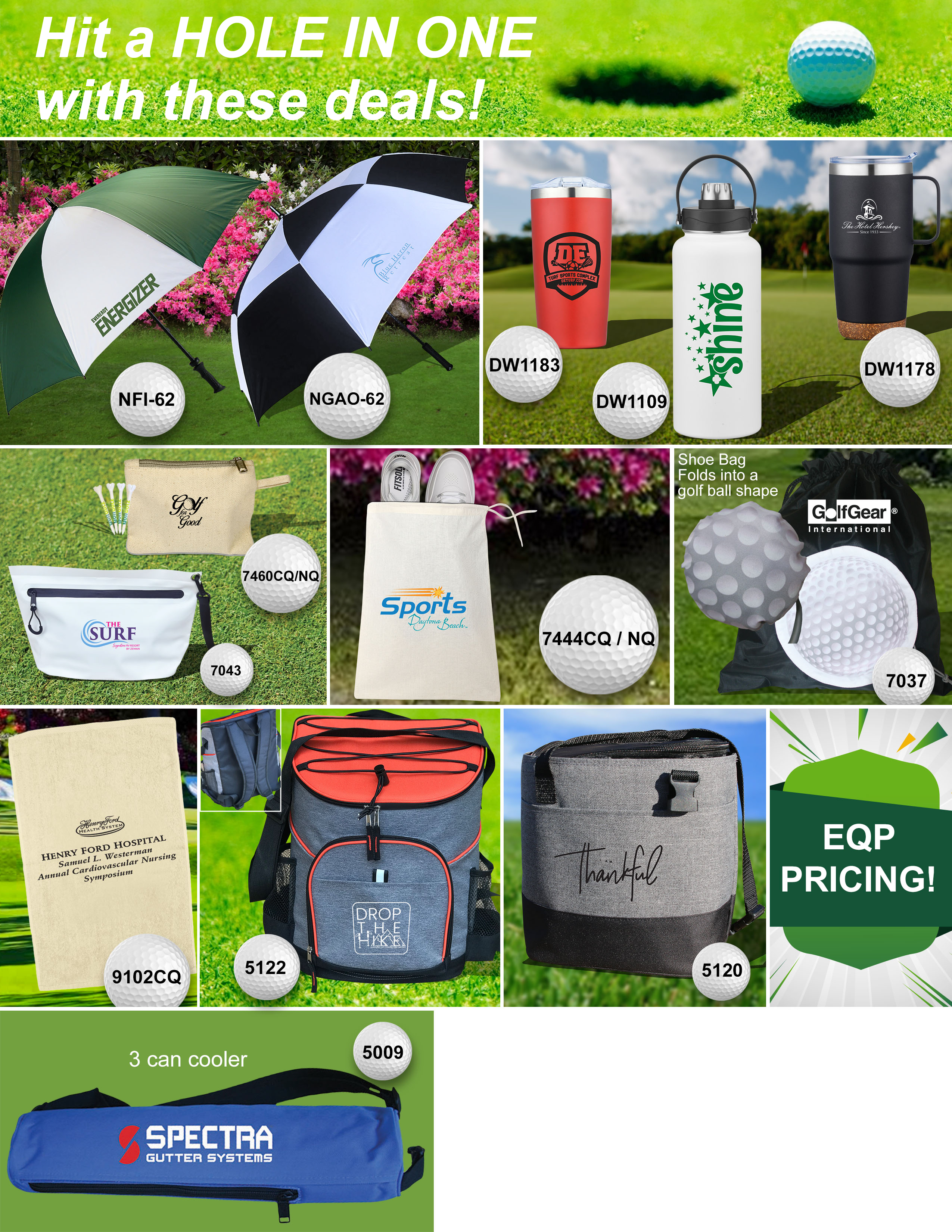 Fiberglass Shaft Golf Umbrella 8