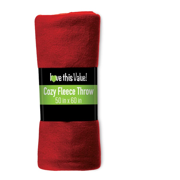 Fleece Blankets - Red 50" x 60" 2
