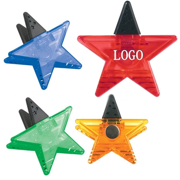 Star Shaped Plastic Memo Clip 5