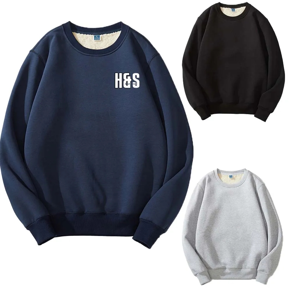 Fleece Thickened Pullover Hoodie, custom hoodie or sweatshirt with logo imprint 3