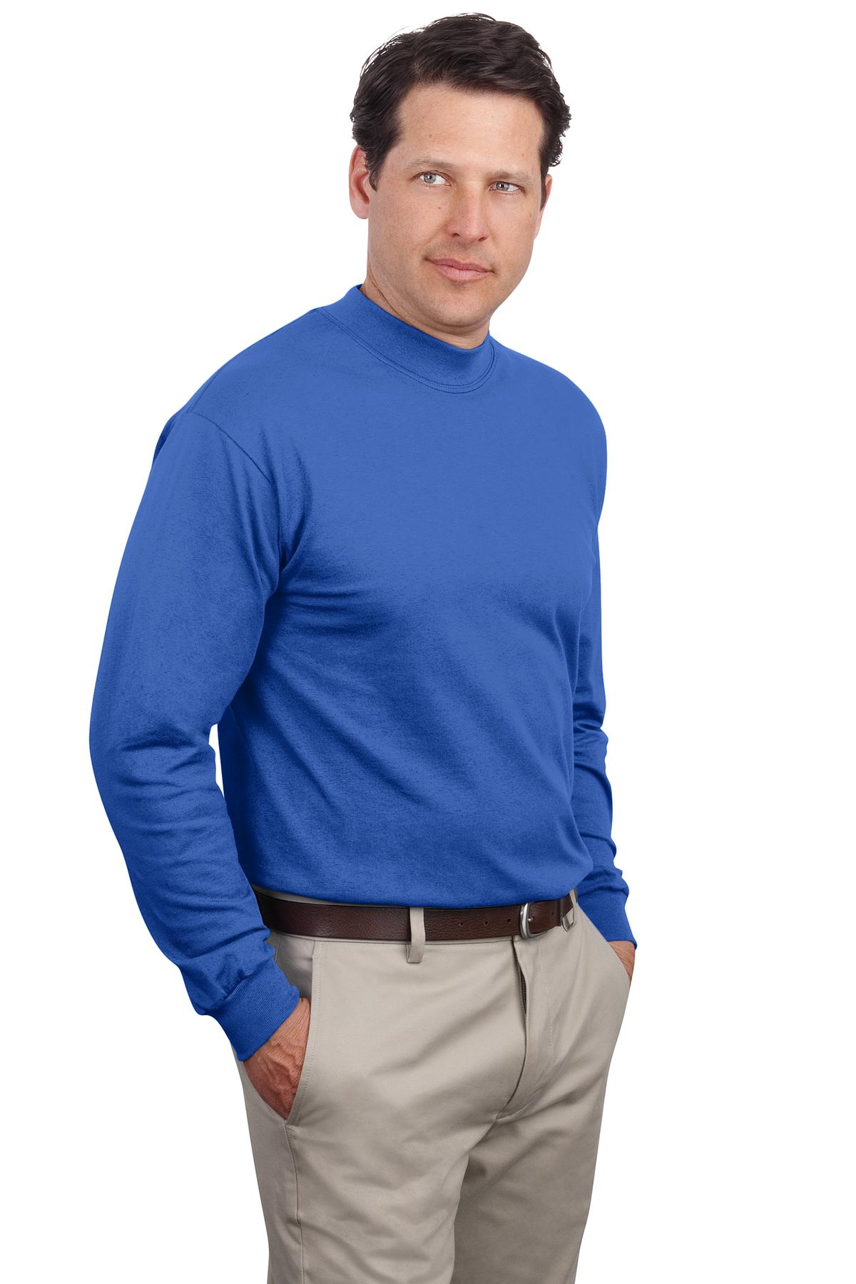 Port & Co Essential Mock Turtleneck. PC61M 3