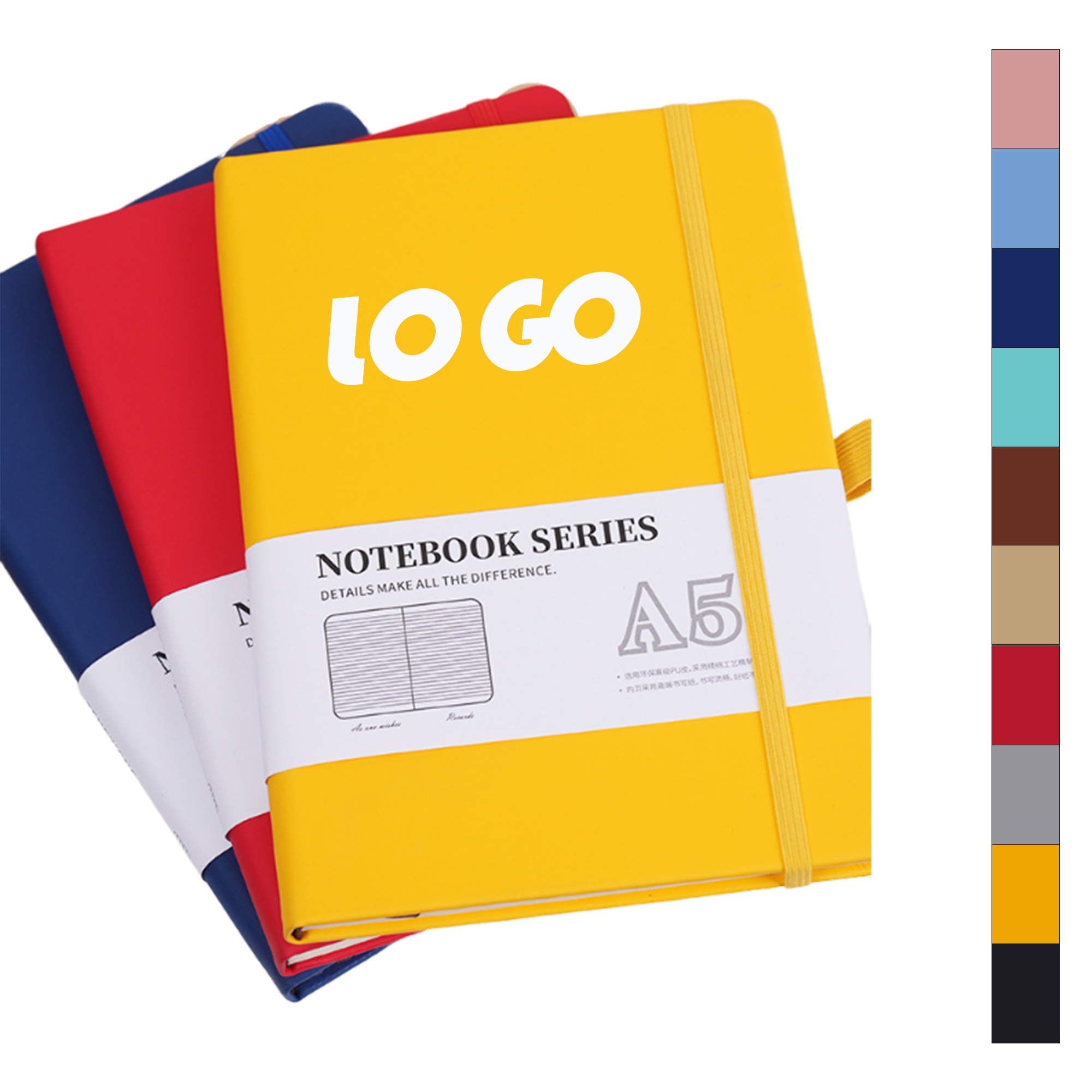 A5 Notebook with Elastic Closure 3