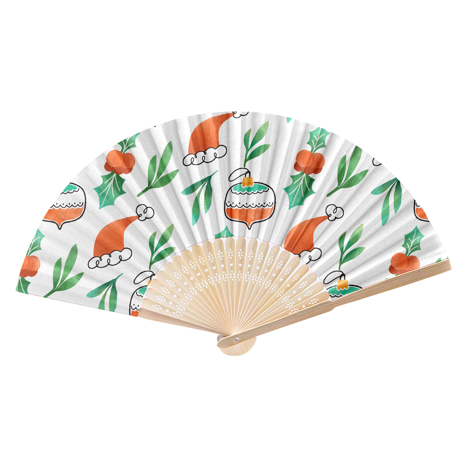 Foldable Bamboo Paper Fan 10