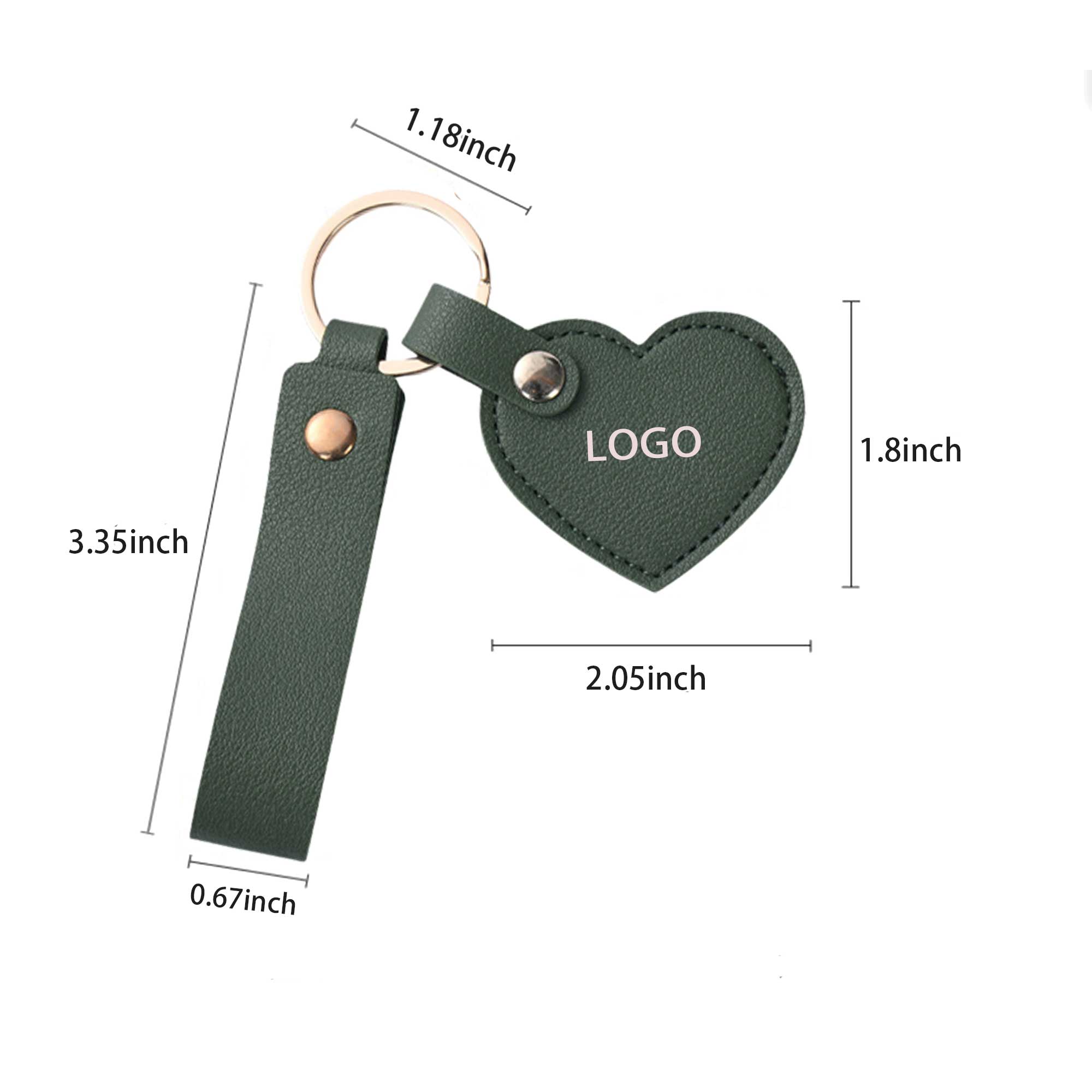Fashionable Heart Shaped Keychain 2