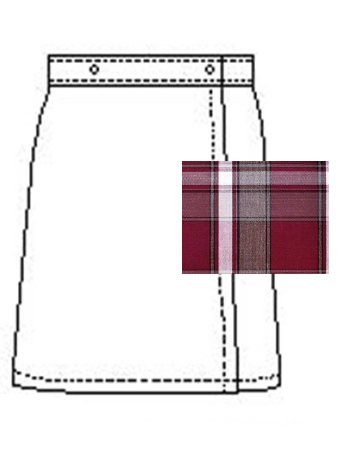 A+ Uniforms - Girls' Blend Plaid Skort 2