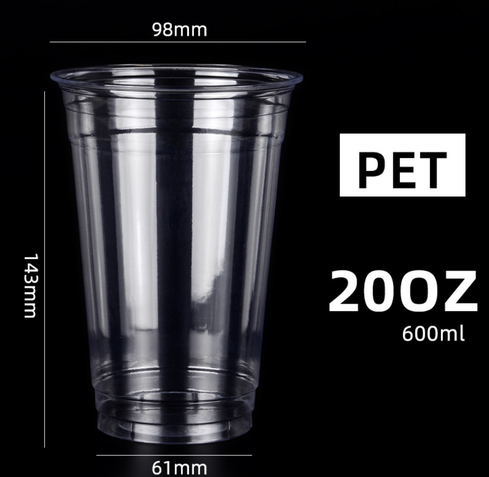 20OZ Clear Plastic Cup 2