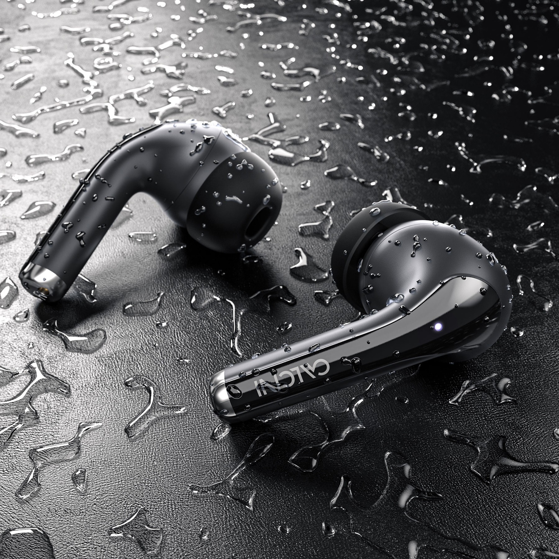 Calcini® TWS Earbuds With Charging Case And LED Power Display 5