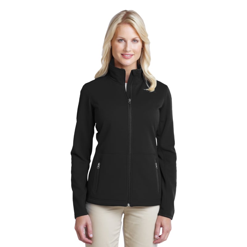 Port Authority Women's Pique Fleece Jacket. 8
