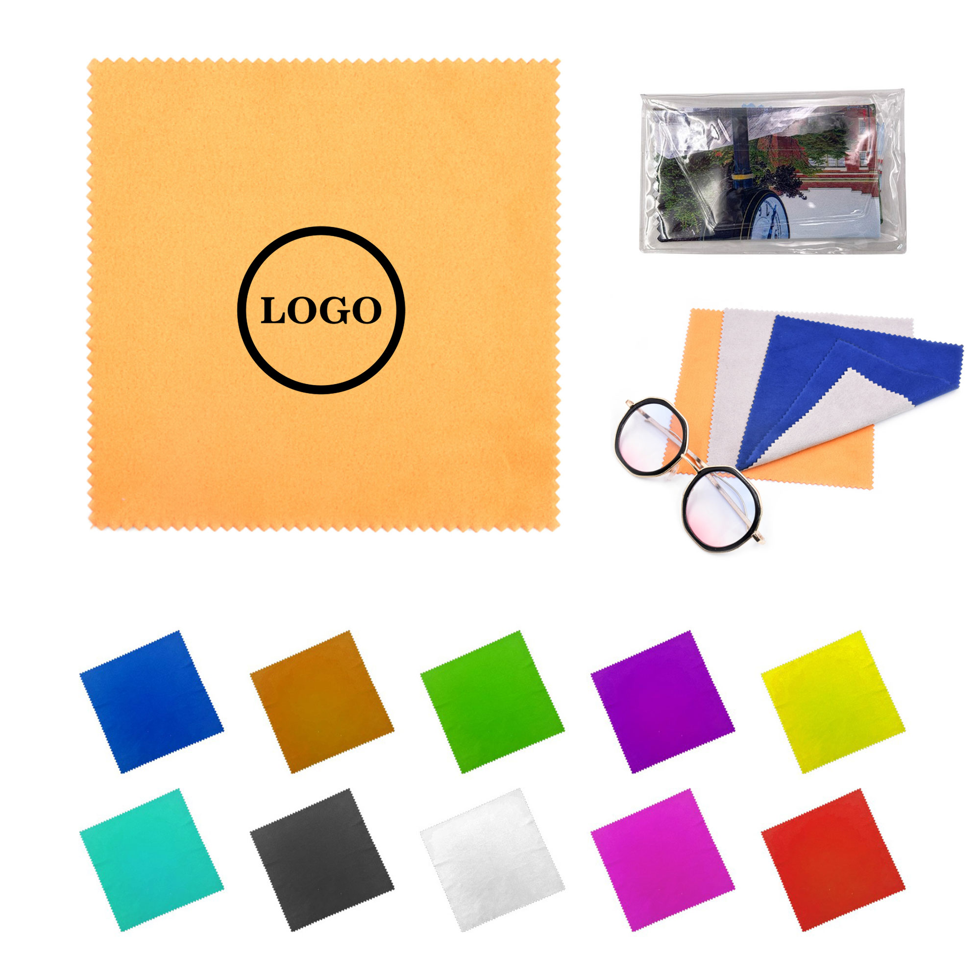 Microfiber Cleaning Cloth with Zig-Zag Trim 2
