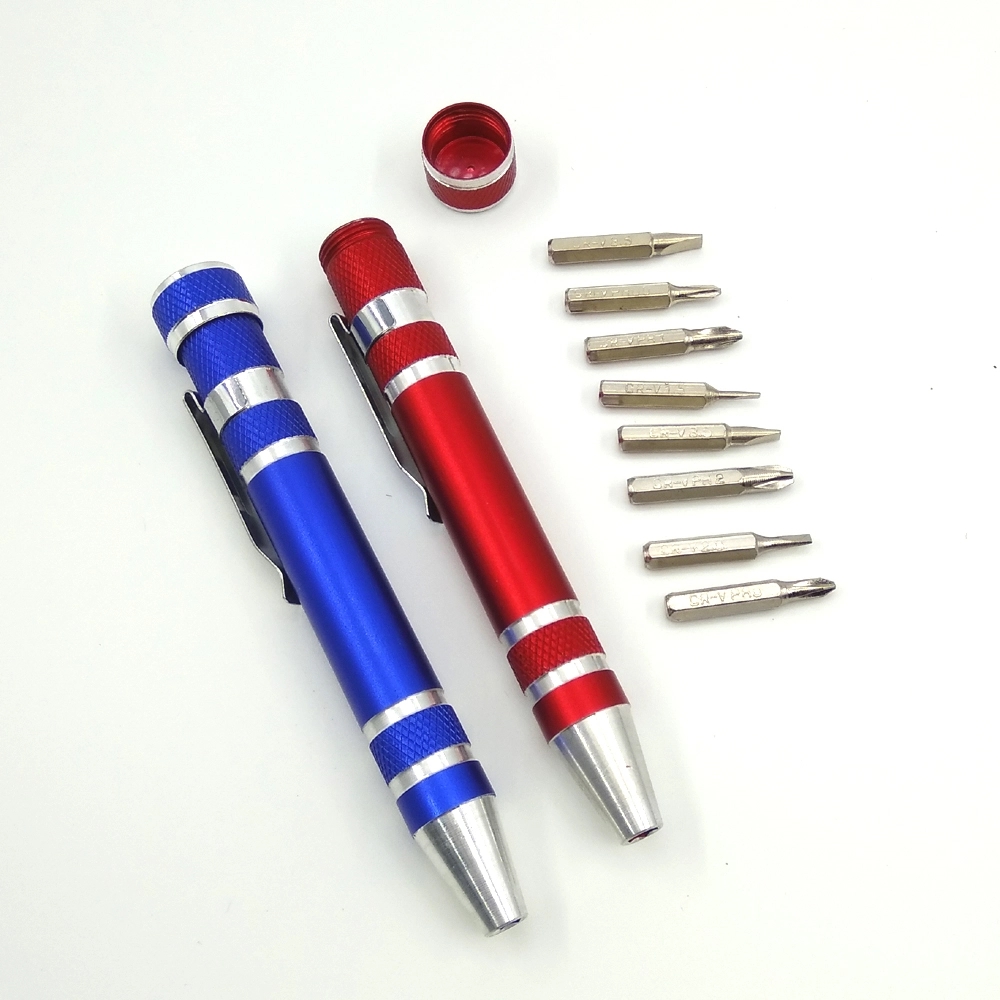 8 in 1 Aluminum Screwdriver Kit 2