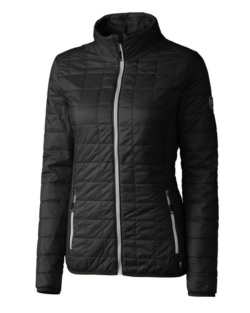 Cutter & Buck Rainier Recycled Insulated Puffer Womens Full Zip Jacket 82