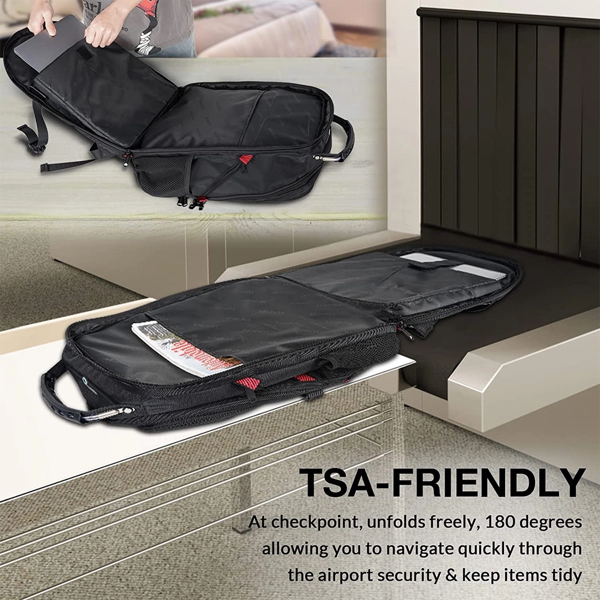 50L Large Capacity Travel Waterproof Bag Laptop Backpacks 1